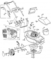 Ersatzteile Euro Tool Elektromäher 450 E Typ: 04070.05  (1997) Grundgerät