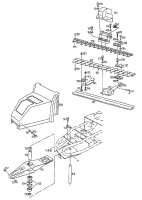 Ersatzteile Gutbrod Balkenmäher BM 710 Typ: 07515.03  (1997) Mähantrieb, Mähbalken