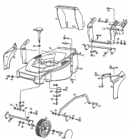 Ersatzteile Gutbrod Motormäher HB 48 L Typ: 02814.06  (1997) Grundgerät