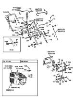 Ersatzteile Gutbrod Motormäher mit Antrieb Eco BR Typ: 04054.05  (1997) Grasfangkorb, Heckklappe, Holm