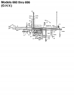 Ersatzteile White Rasentraktoren LT 135 Typ: 136N696F679  (1996) Schaltplan für O.H.V.