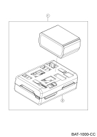 Cub Cadet Ersatzteile Mähroboter XR5 1000 22AKFEFA603 (2024) Batterie und Gehäuse