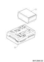 Cub Cadet Ersatzteile Mähroboter XR5 2000 22AKHEFA603 (2021) Batterie und Gehäuse