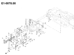 Ersatzteile Gutbrod Rasentraktoren 1114 AWS Typ: 00097.01  (1992) Lenkachse