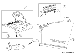 Cub Cadet Ersatzteile Motormäher mit Antrieb XM2 DR46s 12ABYADQ603 (2019) Grasfangsack, Heckklappe