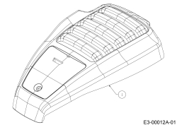 Cub Cadet Ersatzteile Motormäher mit Antrieb XM1 DR46 12B-YAKC603 (2020) Motorhaube