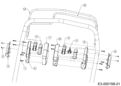 Cub Cadet Ersatzteile Motormäher mit Antrieb XM1 DR46 12B-YAKC603 (2020) Bremsbügel, Schaltbügel
