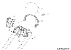 Cub Cadet Ersatzteile Motormäher mit Antrieb XM2 DR46SA 12ABYAKC603 (2019) Bremsbügel, Geschwindigkeitsregelung