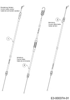 Cub Cadet Ersatzteile Motormäher mit Antrieb XM2 ER53 12AQZALQ603 (2020) Bowdenzüge
