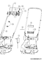 Cub Cadet Ersatzteile Motormäher mit Antrieb XM2 ER53e 12ARZA9A603  (2018) Elektroteile