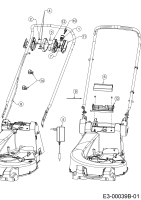 Cub Cadet Ersatzteile Motormäher mit Antrieb XM2 ER53e 12BRZA9A603 (2019) Elektroteile
