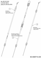 Ersatzteile WOLF-Garten Benzin Rasenmäher mit Antrieb Expert 53 B V Typ: 12AQZA7F650  (2018) Bowdenzüge bis 26.02.2018 