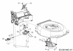 Ersatzteile WOLF-Garten Benzin Rasenmäher mit Antrieb Expert 530 A Typ: 12C-PUKC650 (2020) Getriebe, Keilriemen 