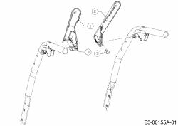 Ersatzteile MTD Schneefräse Optima ME 66 Typ: 31AY5FT3678  (2020) Betätigungshebel 