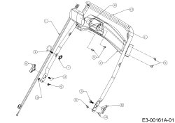 Cub Cadet Ersatzteile Schneefräsen 221 LHP 31AR2T6D603  (2019) Holm