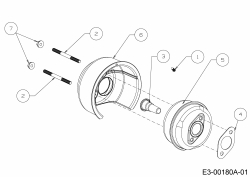 Ersatzteile MTD-Motoren Vertikal 1T65NUA Typ: 752Z1T65NUA  (2018) Auspuff