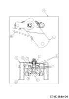 Ersatzteile MTD Rasentraktor LT 107 EXTB Typ: 13HT76KG682  (2018) Bremse 