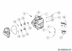Ersatzteile MTD-Motoren Vertikal 8X90ZU Typ: 752Z8X90ZU  (2018) Ventile, Zylinderkopf
