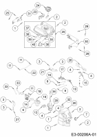 Ersatzteile MTD-Motoren Horizontal 165-WUA Typ: 752Z165-WUA  (2019) Tank, Vergaser