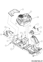 Cub Cadet Ersatzteile Rasentraktoren LR1 NS76 13C226JD603  (2018) Verkleidungen