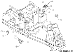 Cub Cadet Ersatzteile Rasentraktoren LR1 NS76 13C226JD603  (2018) Elektroteile