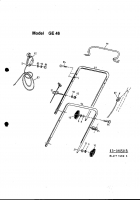 Ersatzteile MTD Benzin Rasenmäher ohne Antrieb GE 46 Typ: 11A-T34Z678  (1998) Holm 