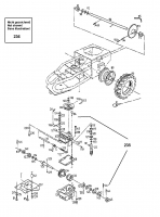 Ersatzteile Gutbrod Balkenmäher BM 710 Typ: 17A-710-604  (2000) Getriebe, Räder