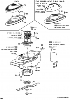 Ersatzteile Floraself Elektromäher 1545 E Typ: 18A-T1G-668  (1998) Elektromotor, Messer