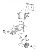 Ersatzteile Stinnes Pro Motormäher SP 45 B Typ: 11A-T13Y667  (1998) Höhenverstellung, Räder vorne