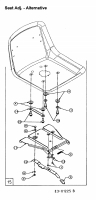 Ersatzteile MTD Gartentraktor G 185 Typ: 14AI848H678  (2000) Sitzträger 