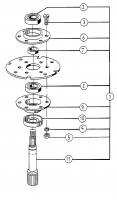 Ersatzteile Raiffeisen Rasentraktoren RMS 13-96 Typ: 13AY473F628  (1999) Messerspindel 618-0271