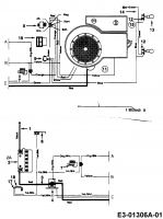 Ersatzteile Mastercut Rasentraktoren 115/76 Typ: 13BC452C659  (1998) Schaltplan Einzylinder