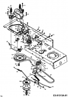 Ersatzteile Golf Rasentraktoren 125/102 N Typ: 13CH760N648  (1999) Fahrantrieb