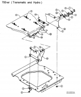 Ersatzteile MTD Rasentraktor RH 125 Typ: 13D3760N600  (2002) Sitzträger nicht verstellbar 