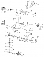 Ersatzteile Gutbrod Elektrovertikutierer VE 38 Typ: 16AEG1G-604  (2000) Elektromotor, Messerwalze, Räder
