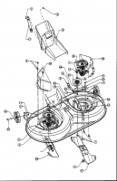 Ersatzteile White Rasentraktoren LRH 160 E Typ: 13AE416E680  (2000) Mähwerk E (36/92cm)