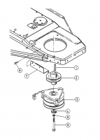 Ersatzteile MTD Rasentraktor JE 145 Typ: 13AD498E678  (1999) Elektromagnetkupplung, Motorkeilriemenscheibe 