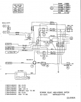 Ersatzteile Yard-Man Rasentraktoren HA 4145 Typ: 13AP414A643  (2001) Schaltplan Intek ohne Elektromagnetkupplung