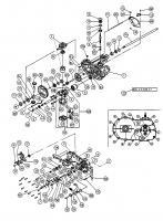 Ersatzteile Gutbrod Rasentraktoren Sprint SLX 92 RH Typ: 13AE416E690  (2001) Hydrostat 618-0389A