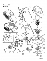 Ersatzteile MTD Elektro Rasenmäher ohne Antrieb 48 E Typ: 18A-V0H-600  (2001) Grundgerät 