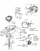 Ersatzteile Genius Pro Motormäher GP 45 B Typ: 11B-T13Y667  (2000) Grundgerät