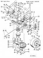 Ersatzteile Gutbrod Rasentraktoren SLX 92 RA Typ: 13AP406E690  (2001) Fahrantrieb, Räder