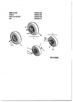Ersatzteile MTD Rasentraktor Pinto Typ: 13B6064-600  (2003) Räder 