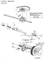 Ersatzteile Gutbrod Motormäher mit Antrieb HB 54 RA Typ: 12B-Q78T690  (2002) Getriebe, Räder