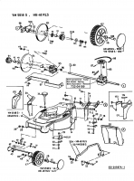 Ersatzteile Yard-Man Motormäher mit Antrieb YM 5518 S Typ: 12C-T78A643  (2001) Grundgerät