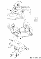 Ersatzteile Troy-Bilt Zero Turn Mustang XP 50 Typ: 17BF2ACP066  (2011) Elektroteile