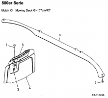 Ersatzteile Yard-Man Rasentraktoren HG 5180 Typ: 13BT514G643  (2003) Mulch Kit 42/107cm (G) 500er Serie