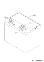Cub Cadet Ersatzteile Zero Turn All Rounder 1050 17AF9BKP603R  (2008) Batterie