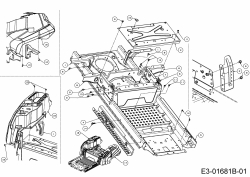 Ersatzteile Troy-Bilt Zero Turn Colt XP 42 Typ: 17ARCACS309  (2015) Sitzträger, Verkleidung