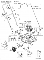 Ersatzteile Pevec Motormäher NC 51-4 Typ: 11A-073A635 (2002) Grundgerät